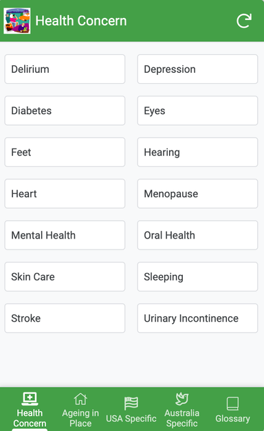 Common health concerns