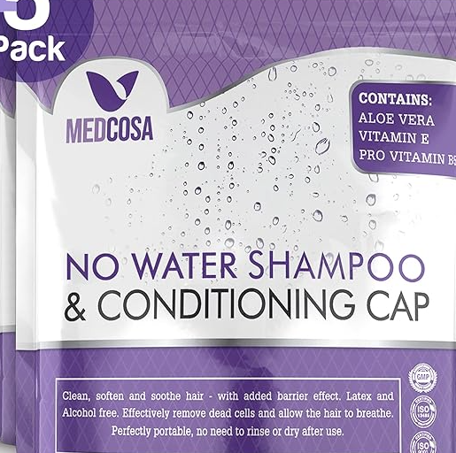 No water shampoo cap